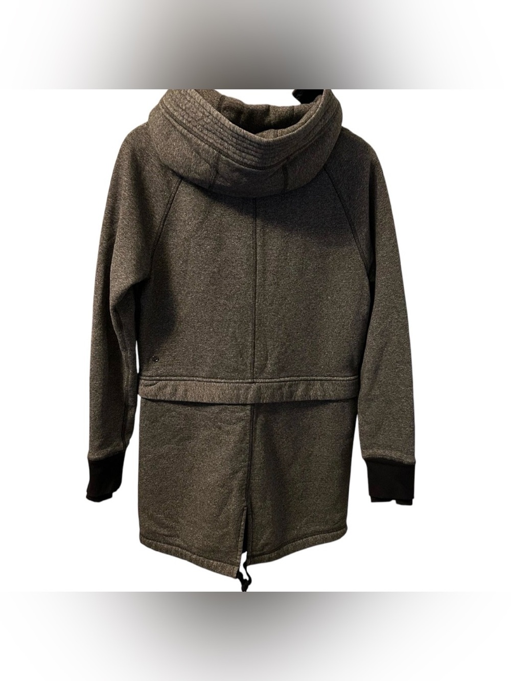 Lulu Long and Short Of It Hooded Jacket Size 6